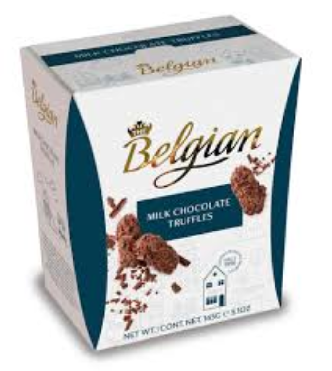 THE BELGIAN MILK CHOCLATE FLAKE TRUFFLES 145G